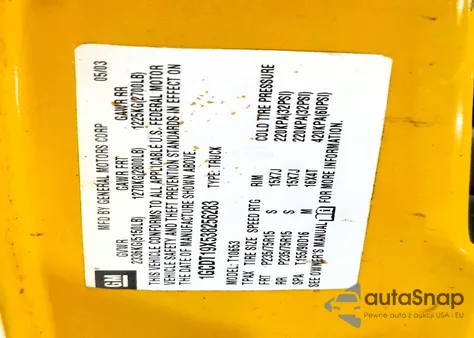 2003 Chevrolet S Truck S10 from USA, damaged, VIN 1GCDT19X538256283